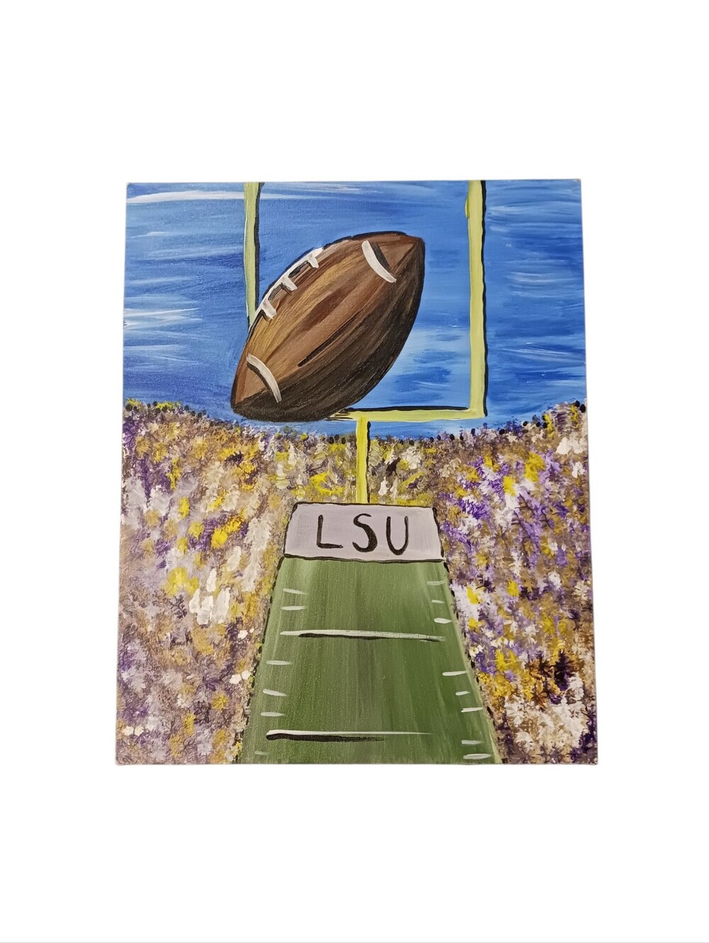 LSU Tigers Football 1 Of 1 Canvas Painting